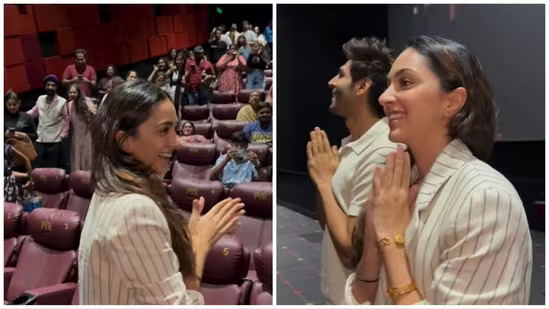 SatyPrem Ki Katha: Kiara Advani and Kartik Aaryan receive standing ovation for the film’s success